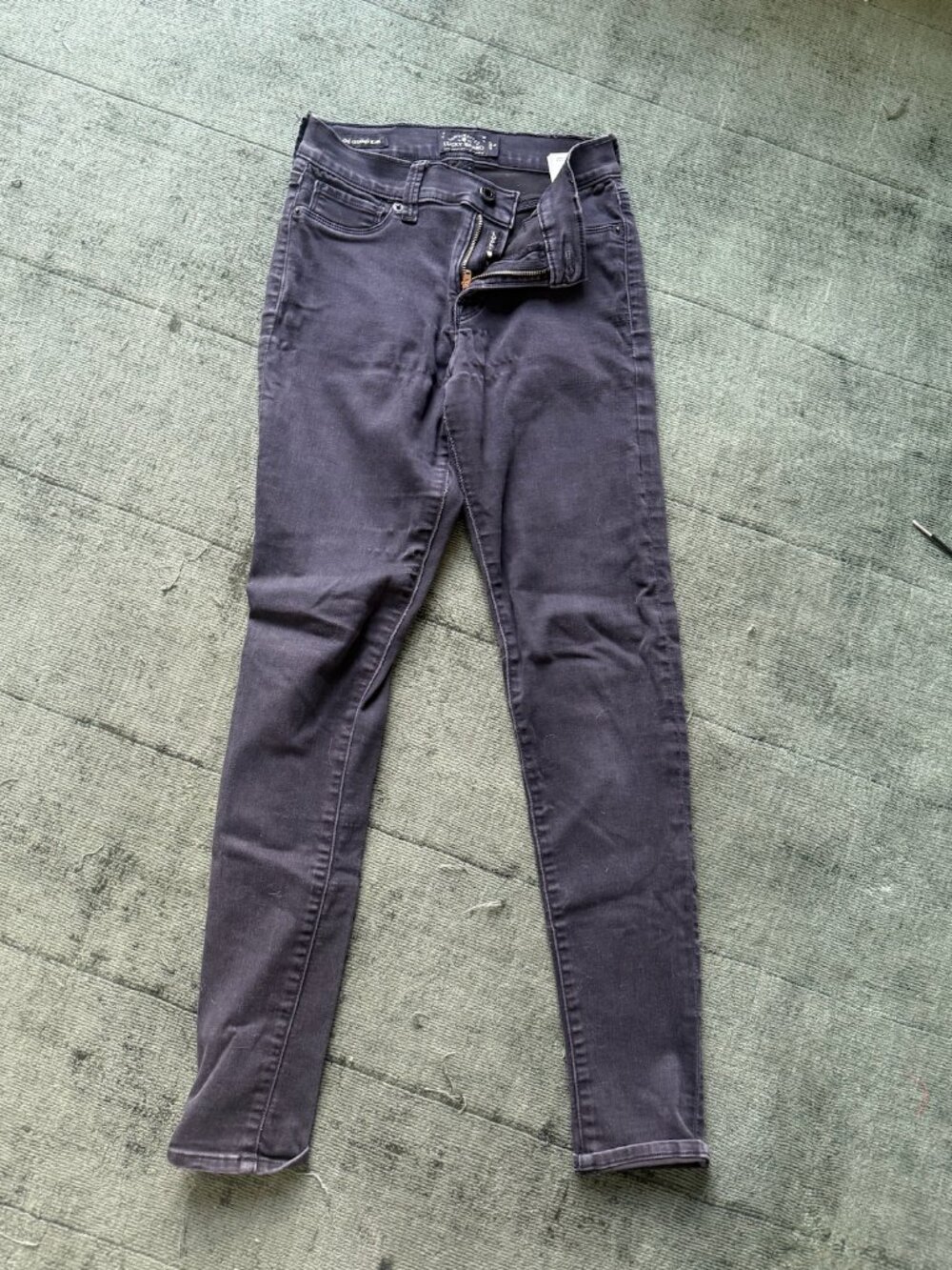 LUCKY BRAND BLACK SKINNY LEGGING JEANS